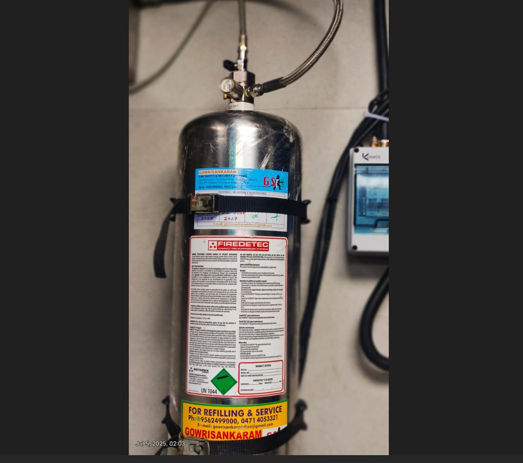 Kitchen fire suppression system